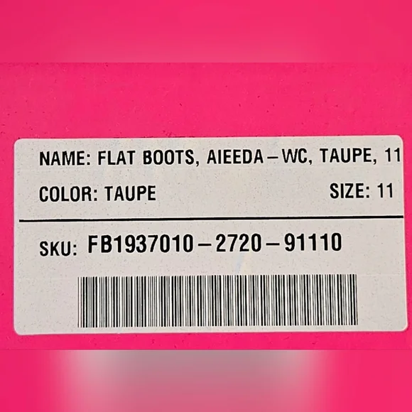 Shoe Dazzle Tan Heeled Boots NWOT SIZE 11 WC - Picture 4 of 13